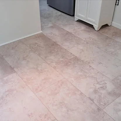 Tile flooring installed in a South Jersey kitchen